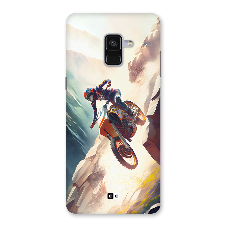 Mountain Biker Back Case for Galaxy A8 Plus