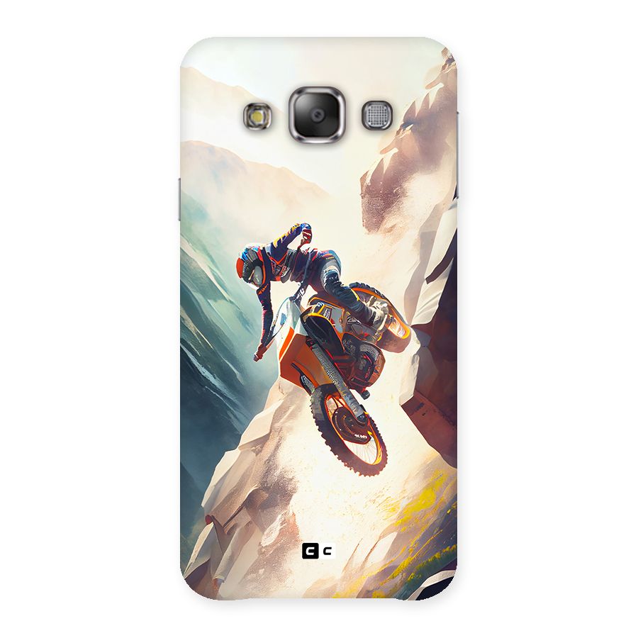 Mountain Biker Back Case for Galaxy E7