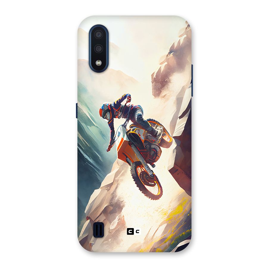 Mountain Biker Back Case for Galaxy M01
