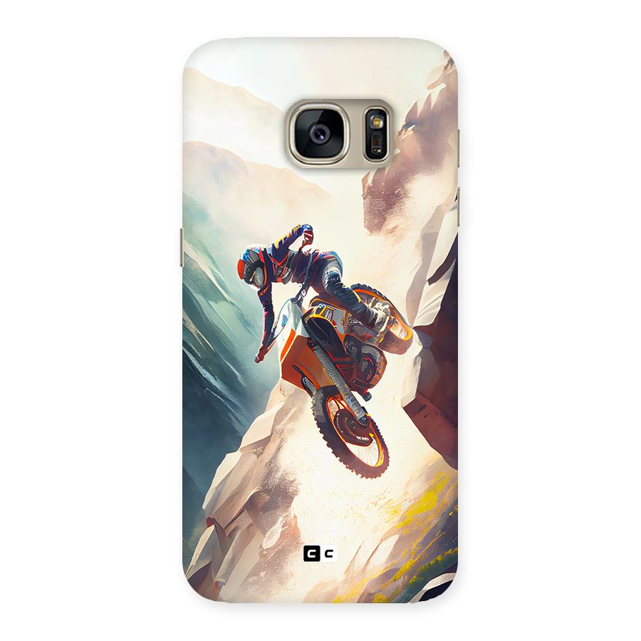 Mountain Biker Back Case for Galaxy S7