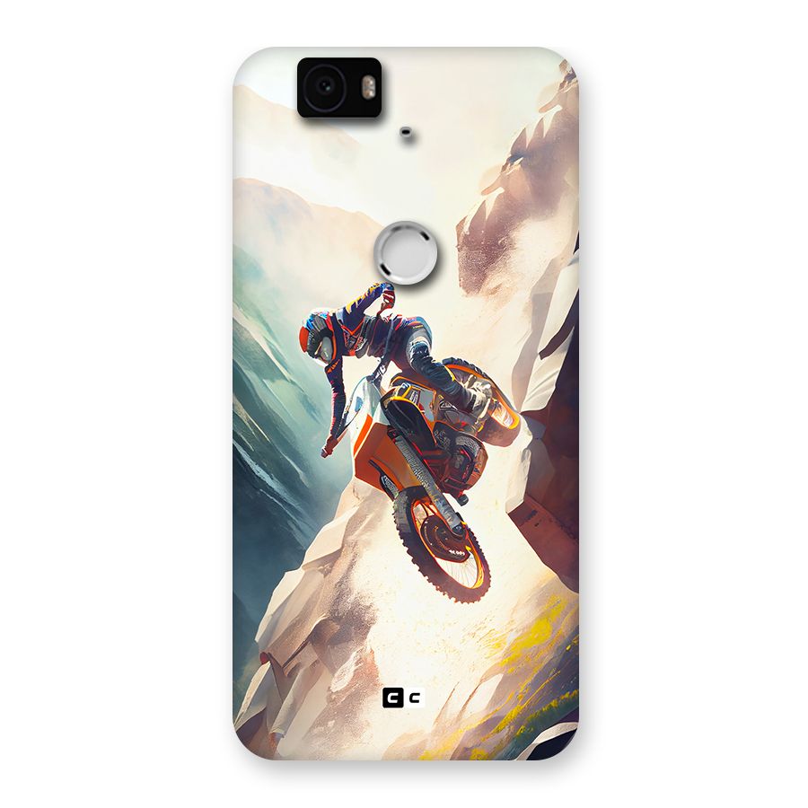 Mountain Biker Back Case for Google Nexus 6P
