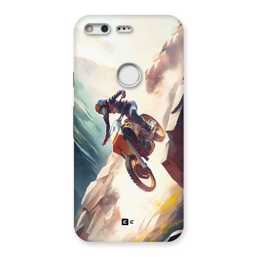 Mountain Biker Back Case for Google Pixel