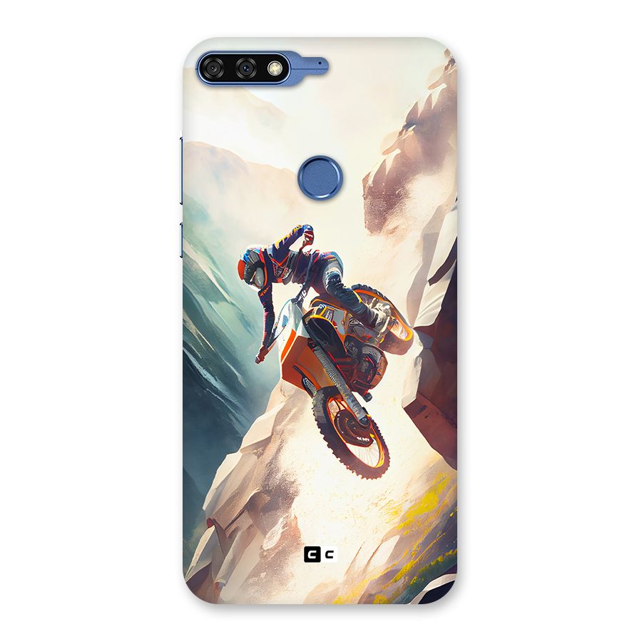Mountain Biker Back Case for Honor 7C