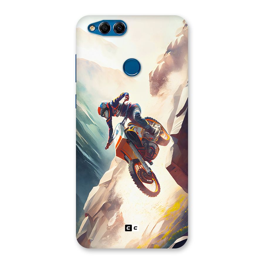 Mountain Biker Back Case for Honor 7X