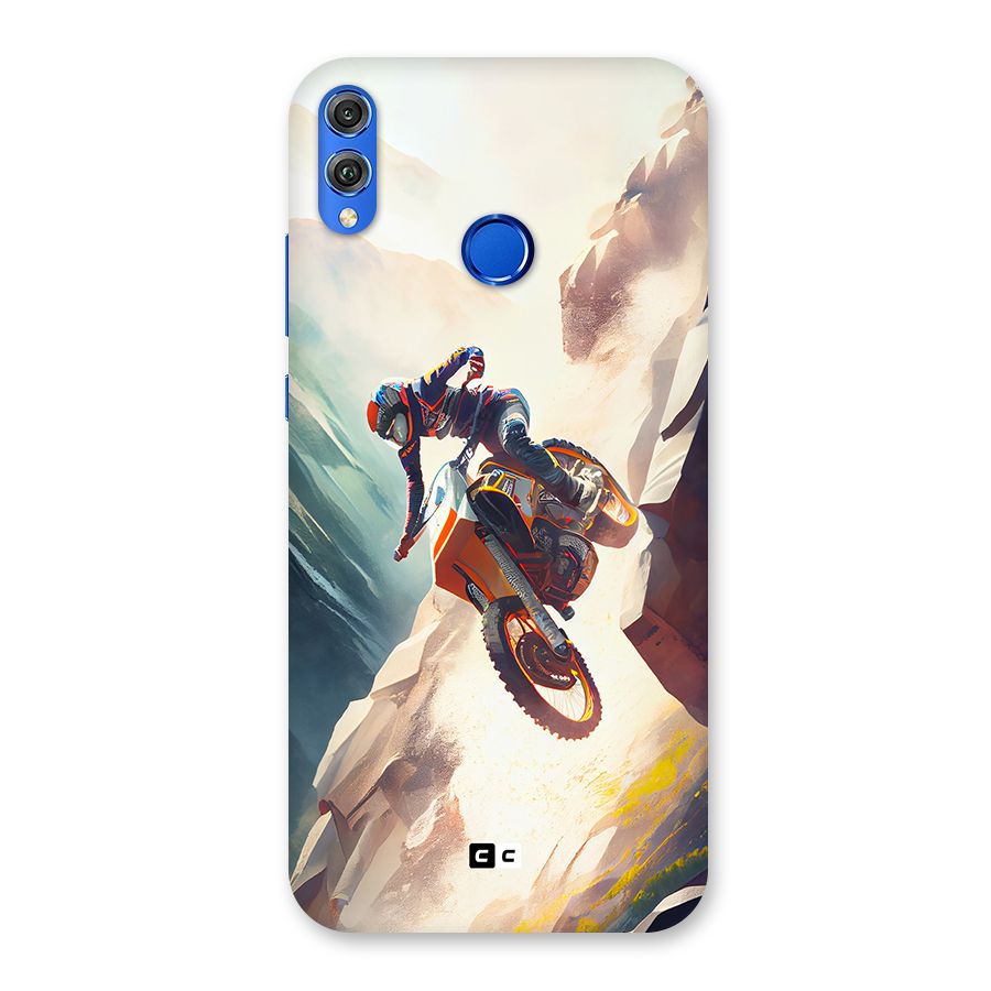 Mountain Biker Back Case for Honor 8X