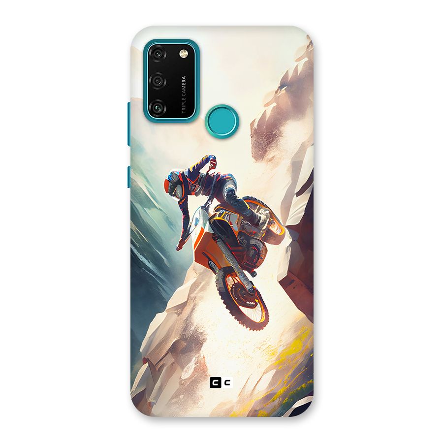 Mountain Biker Back Case for Honor 9A