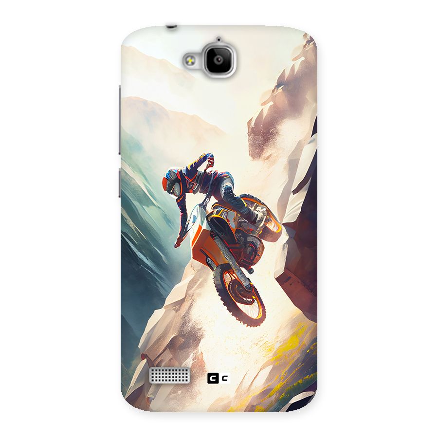 Mountain Biker Back Case for Honor Holly
