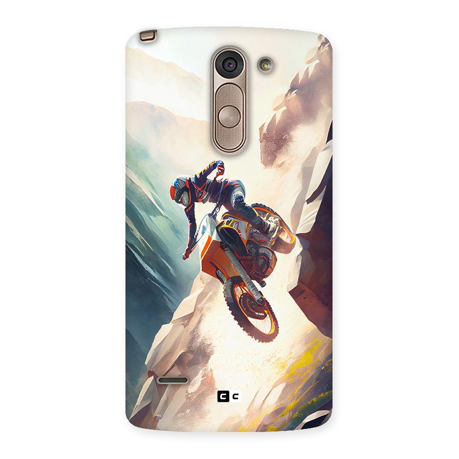 Mountain Biker Back Case for LG G3 Stylus