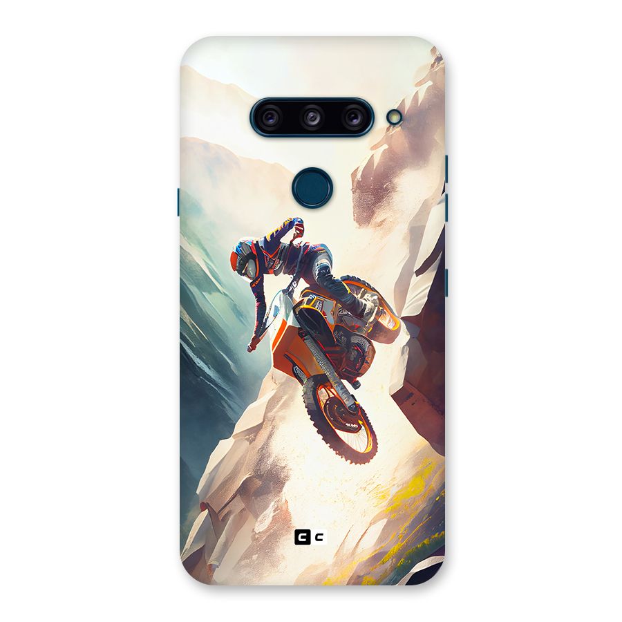 Mountain Biker Back Case for LG  V40 ThinQ