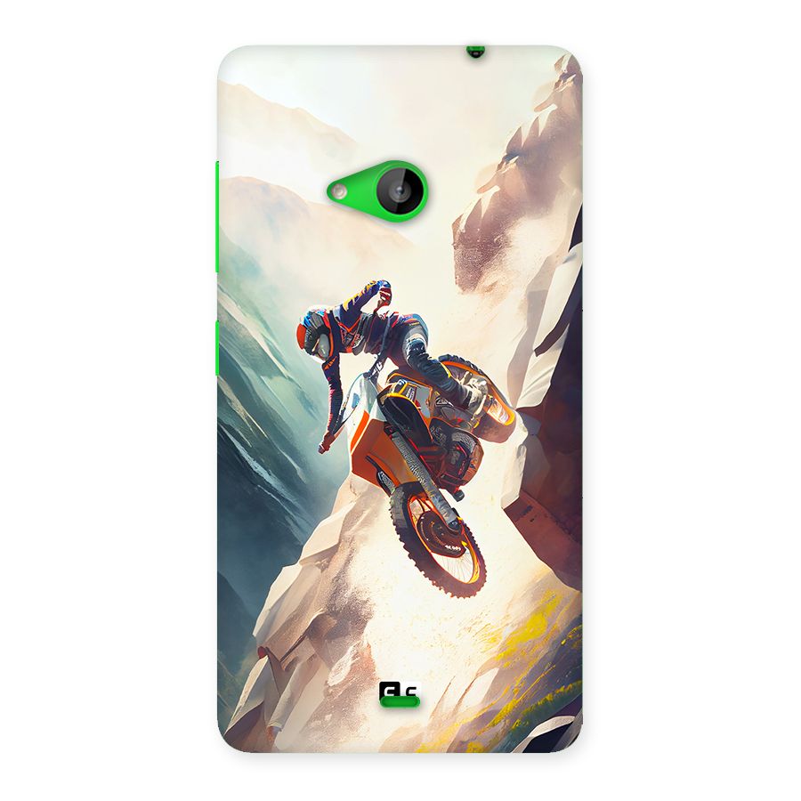 Mountain Biker Back Case for Lumia 535