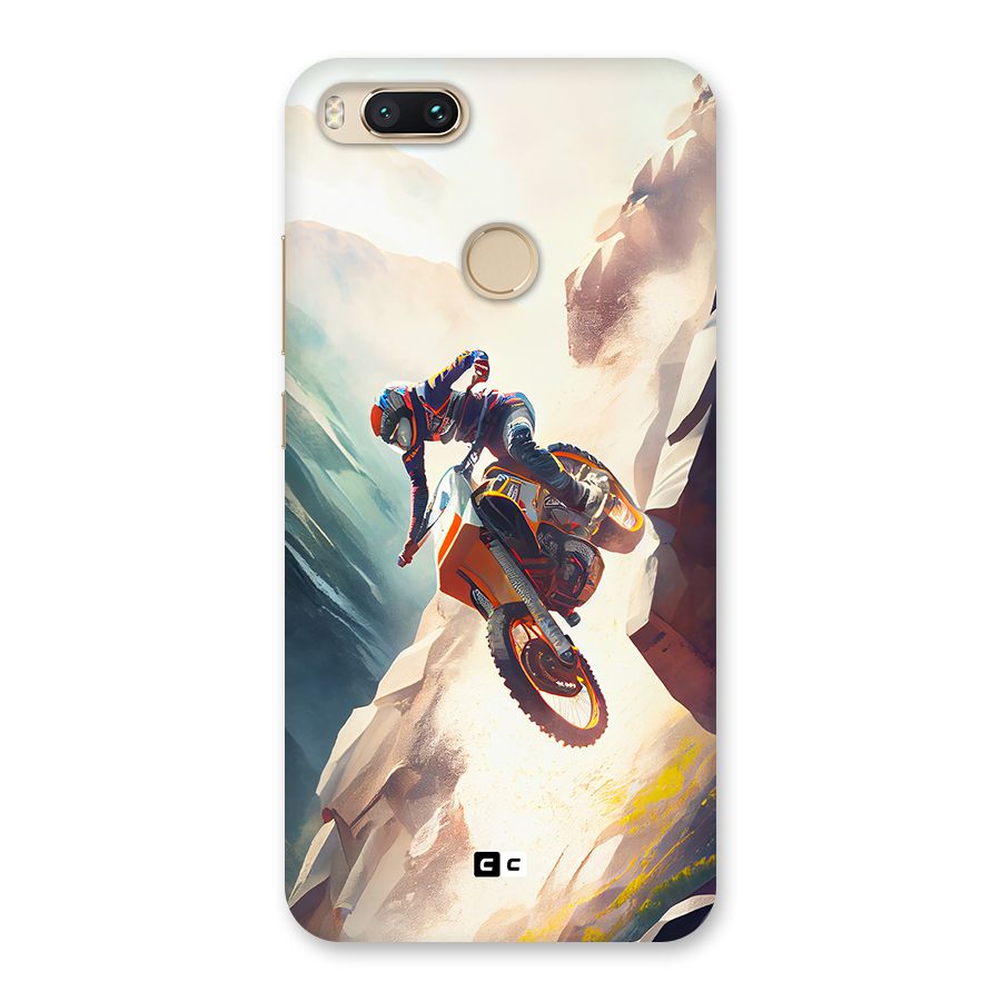 Mountain Biker Back Case for Mi A1