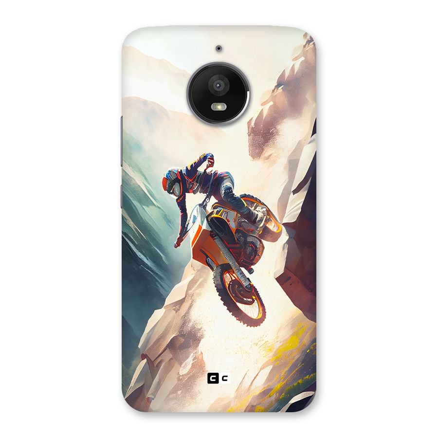 Mountain Biker Back Case for Moto E4 Plus