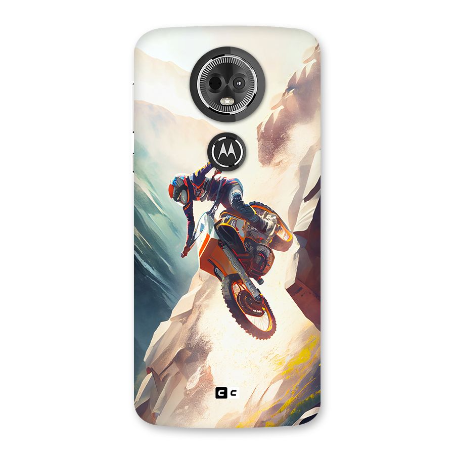 Mountain Biker Back Case for Moto E5 Plus