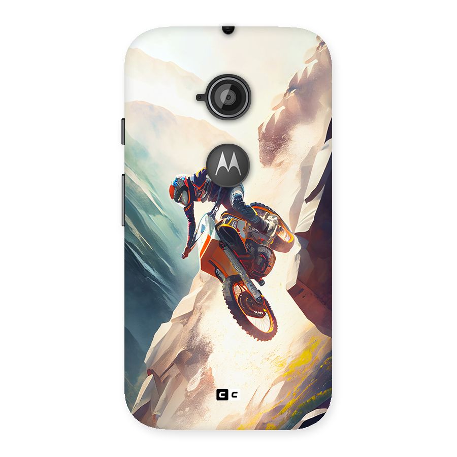 Mountain Biker Back Case for Moto E 2nd Gen