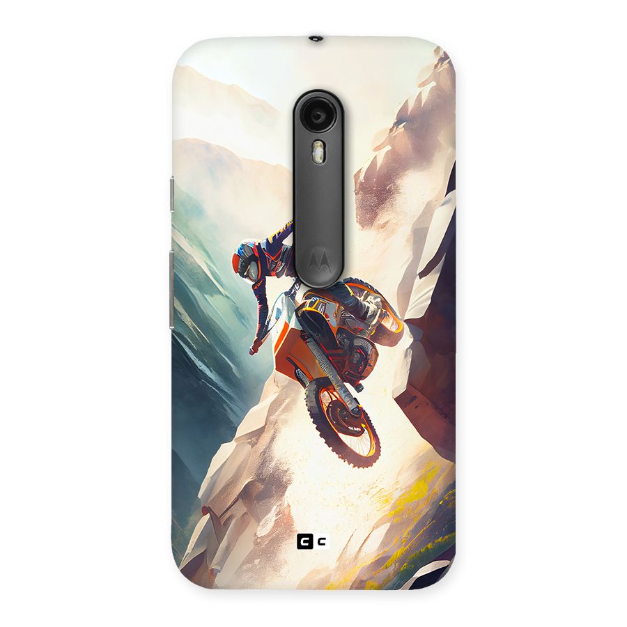 Mountain Biker Back Case for Moto G3
