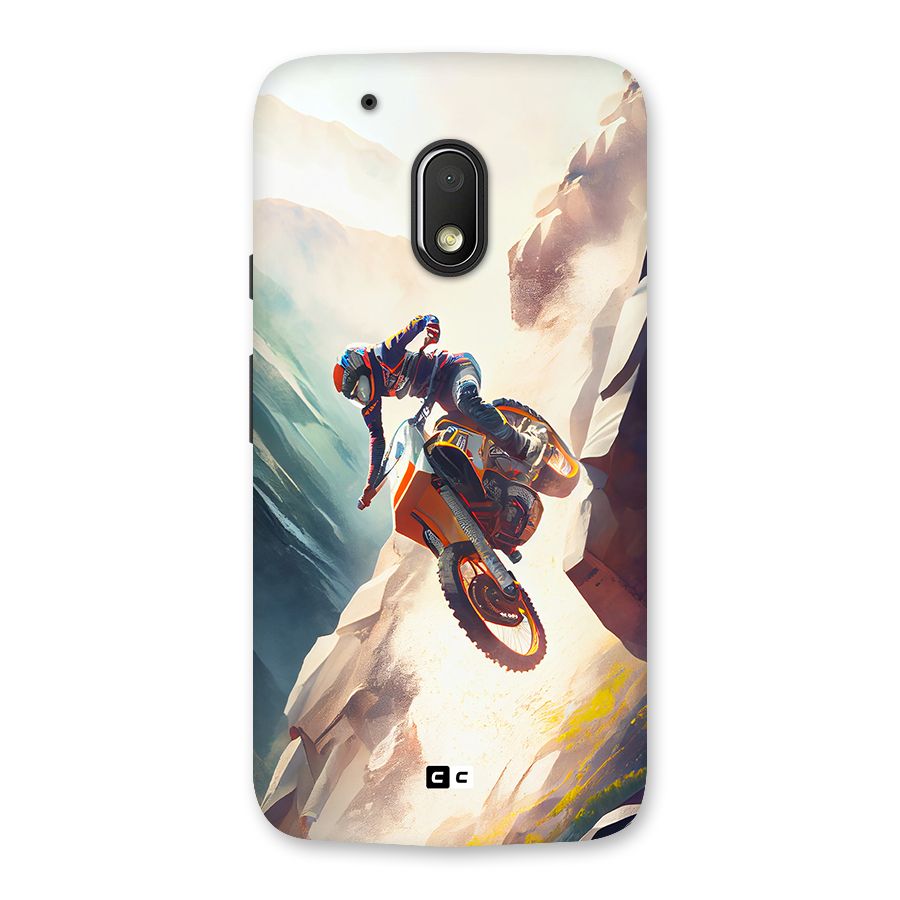 Mountain Biker Back Case for Moto G4 Play