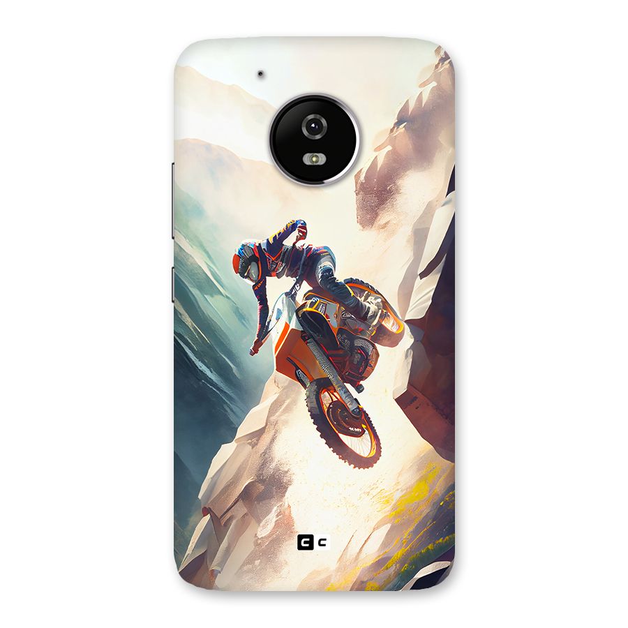 Mountain Biker Back Case for Moto G5