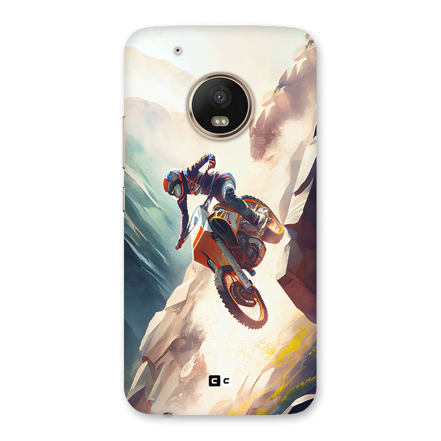 Mountain Biker Back Case for Moto G5 Plus