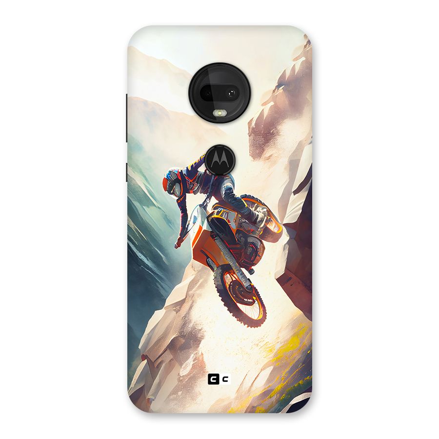 Mountain Biker Back Case for Moto G7