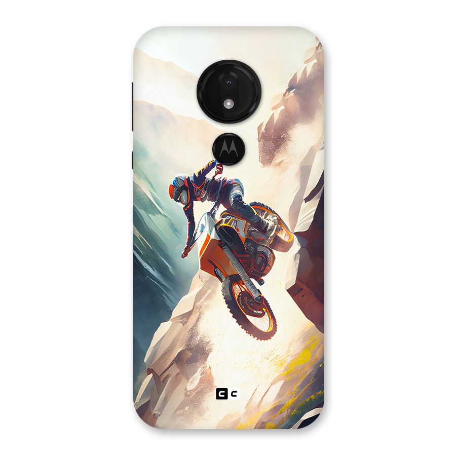 Mountain Biker Back Case for Moto G7 Power