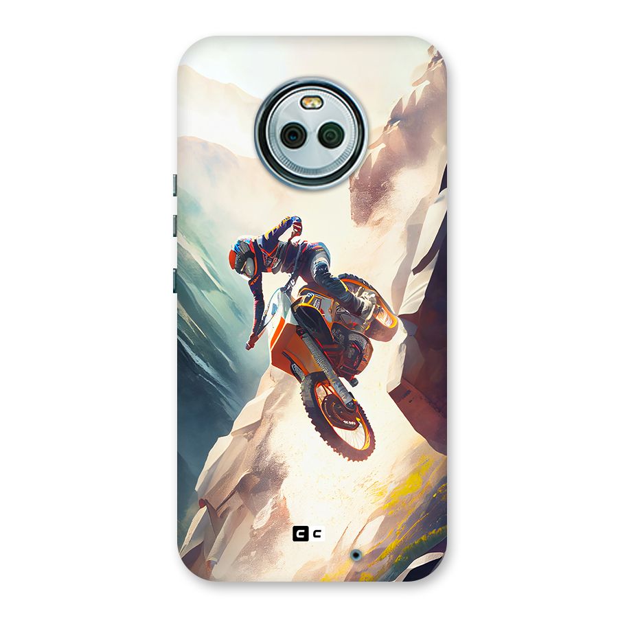 Mountain Biker Back Case for Moto X4