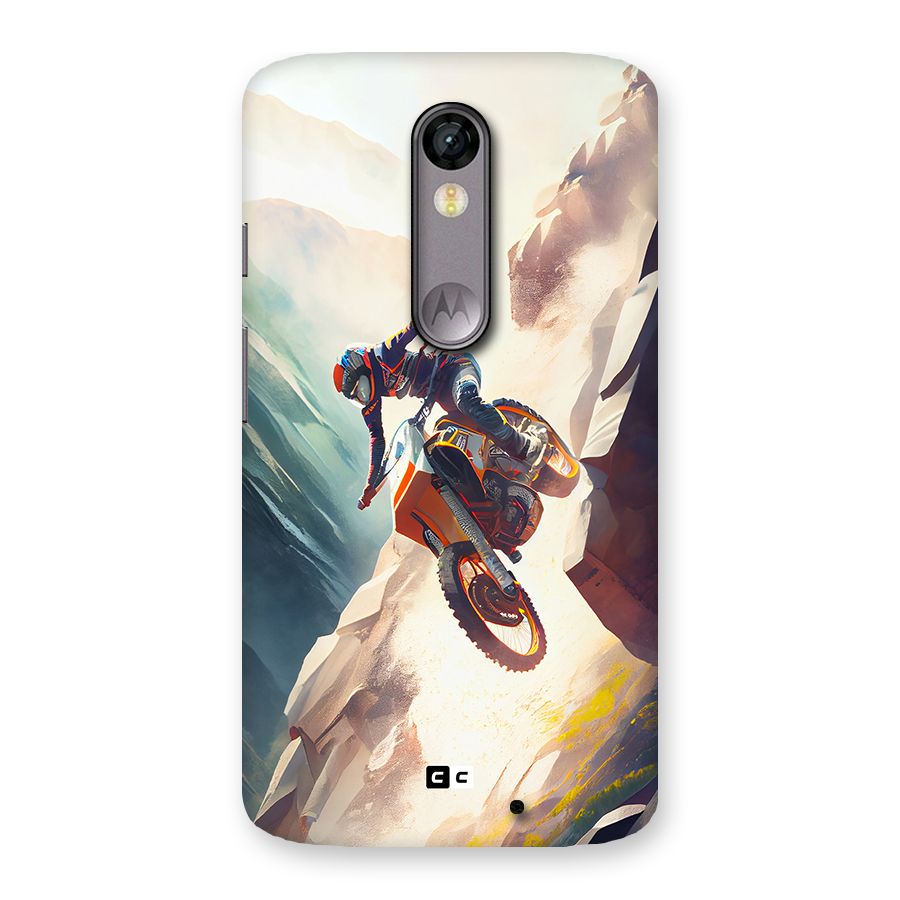 Mountain Biker Back Case for Moto X Force