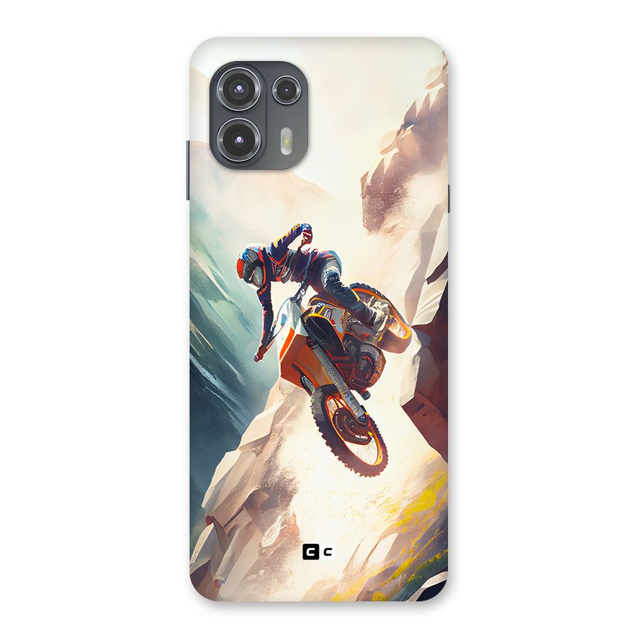 Mountain Biker Back Case for Motorola Edge 20 Fusion