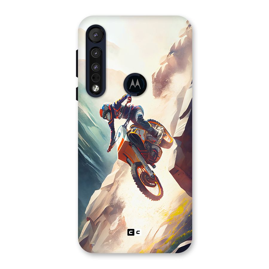 Mountain Biker Back Case for Motorola One Macro
