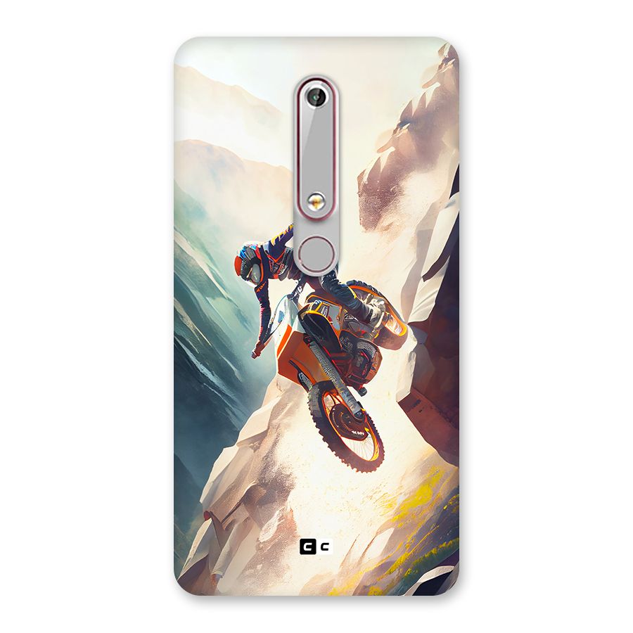 Mountain Biker Back Case for Nokia 6.1