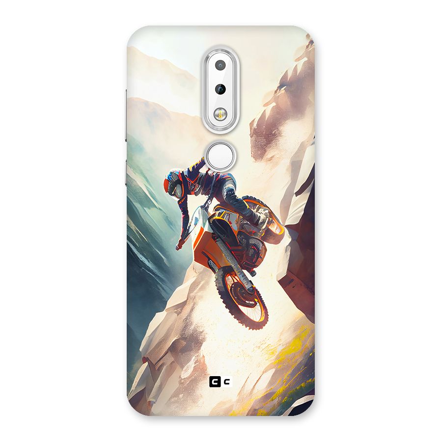 Mountain Biker Back Case for Nokia 6.1 Plus