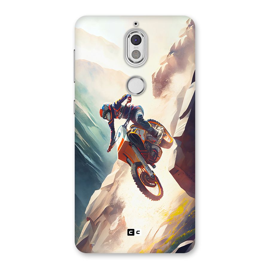 Mountain Biker Back Case for Nokia 7