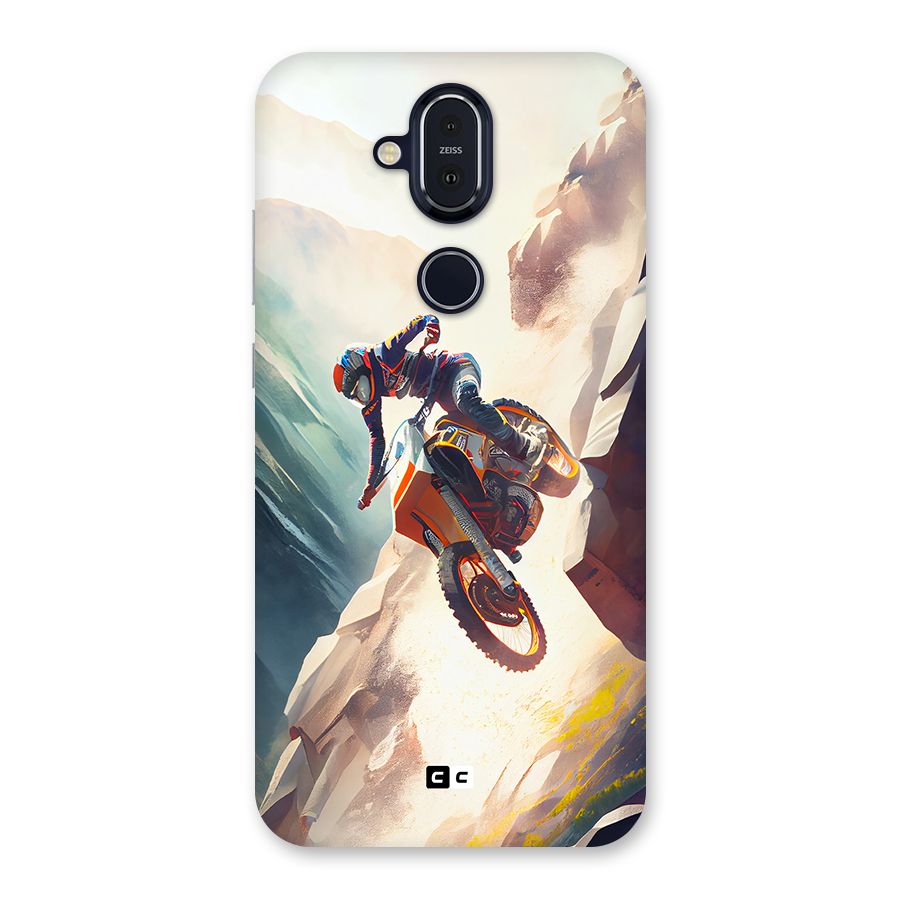 Mountain Biker Back Case for Nokia 8.1