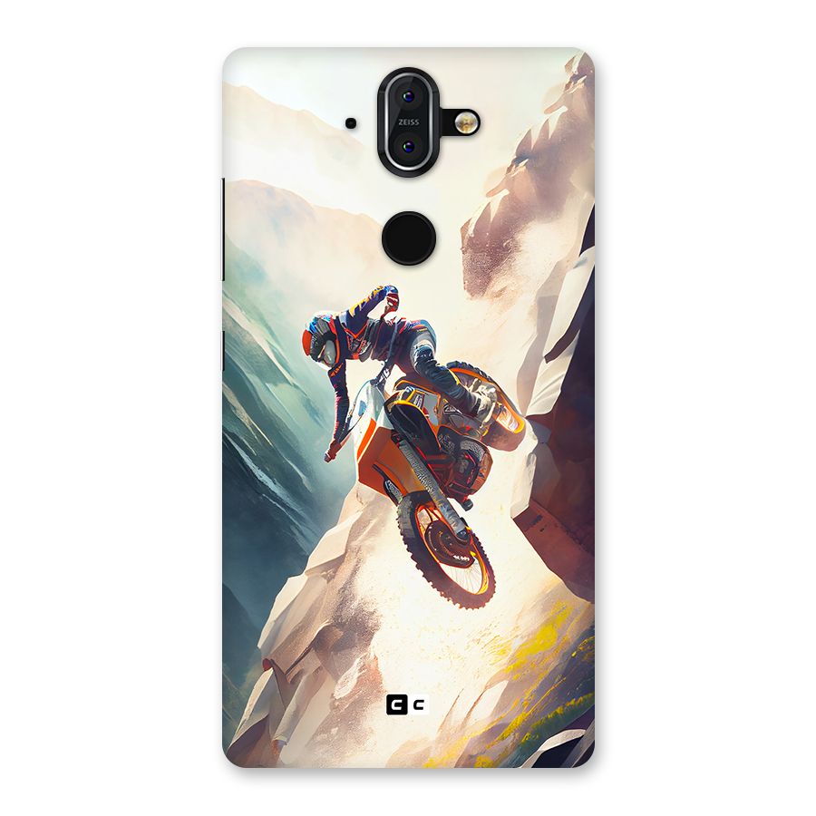 Mountain Biker Back Case for Nokia 8 Sirocco