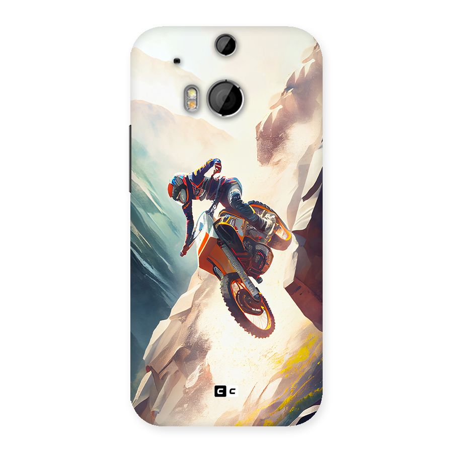 Mountain Biker Back Case for One M8