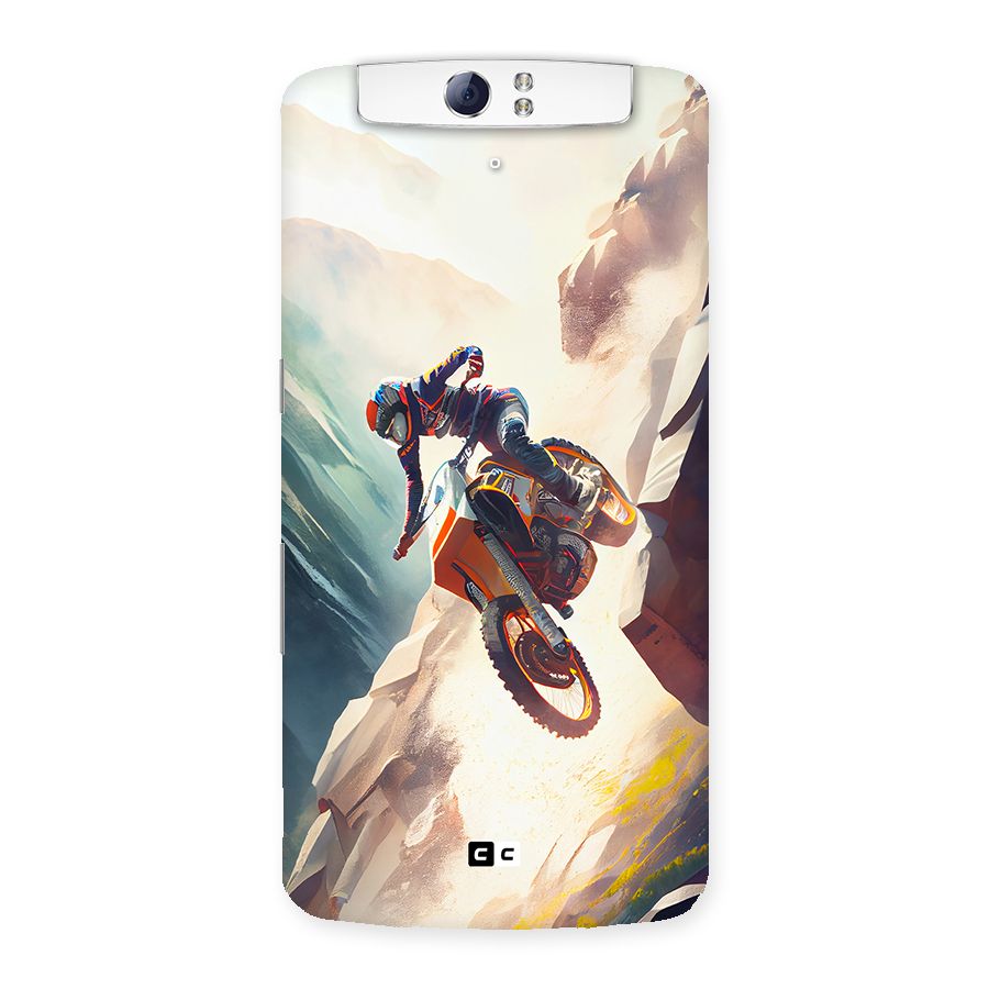 Mountain Biker Back Case for Oppo N1