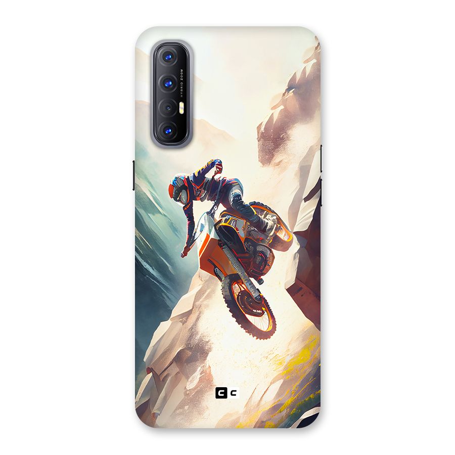 Mountain Biker Back Case for Oppo Reno3 Pro