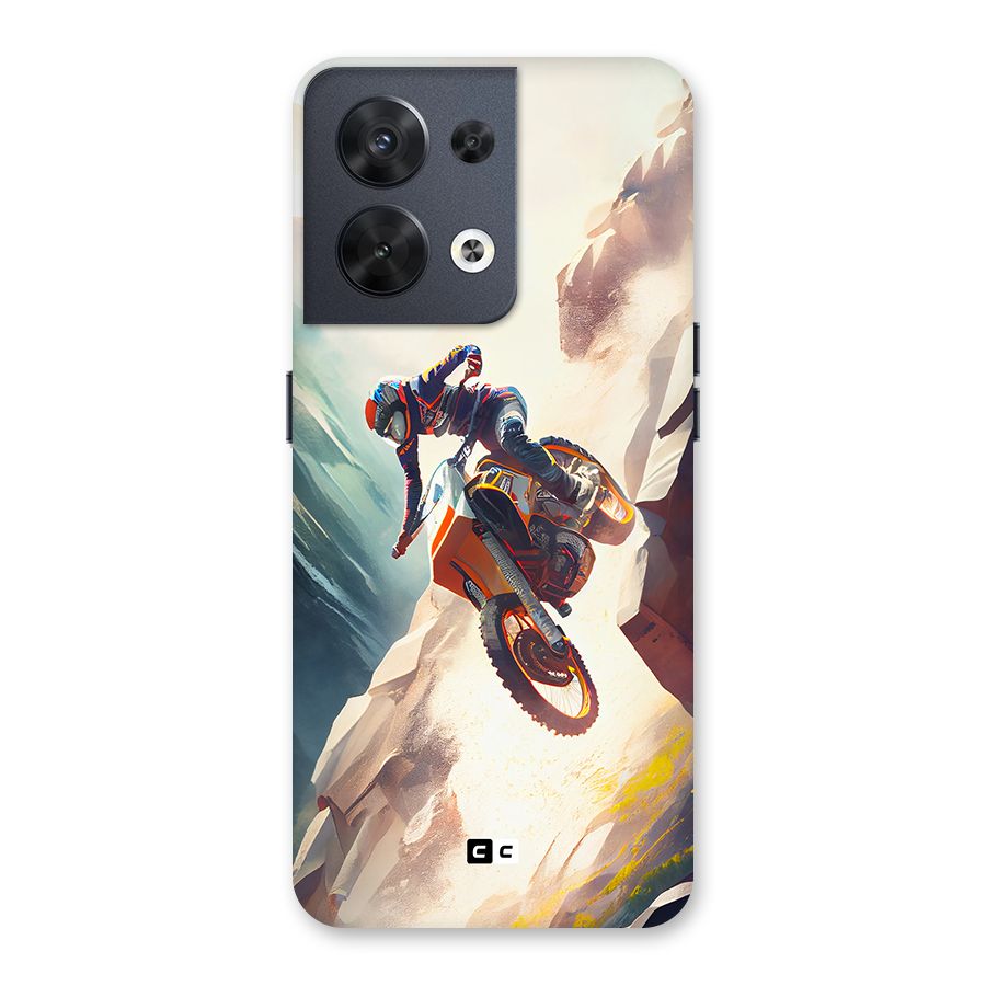 Mountain Biker Back Case for Oppo Reno8 5G