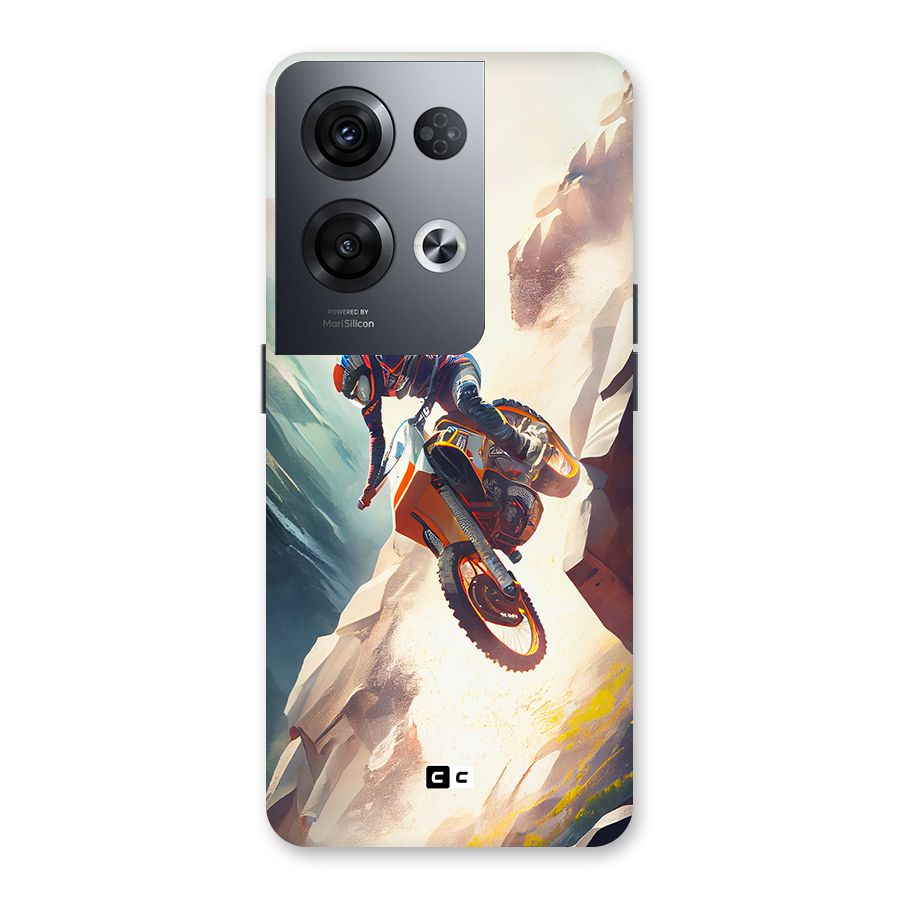 Mountain Biker Back Case for Oppo Reno8 Pro 5G