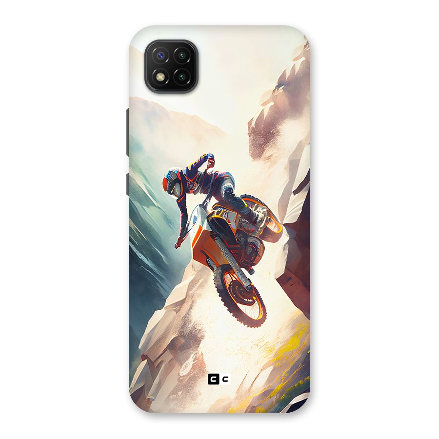 Mountain Biker Back Case for Poco C3