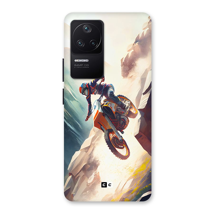 Mountain Biker Back Case for Poco F4 5G