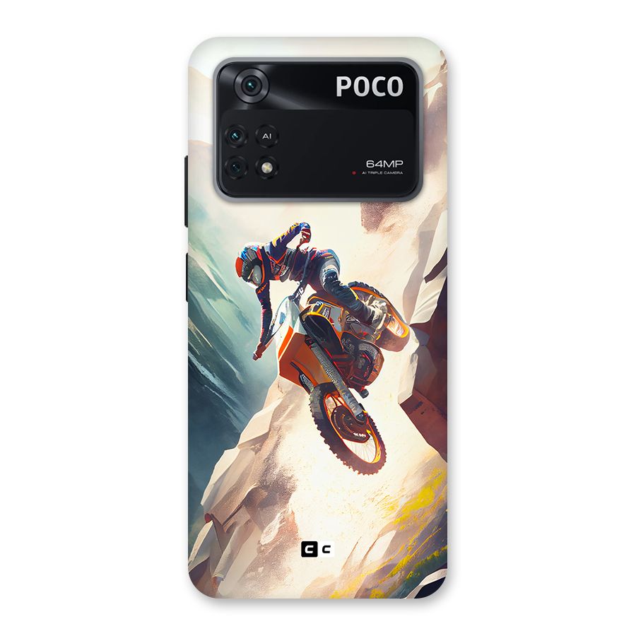 Mountain Biker Back Case for Poco M4 Pro 4G