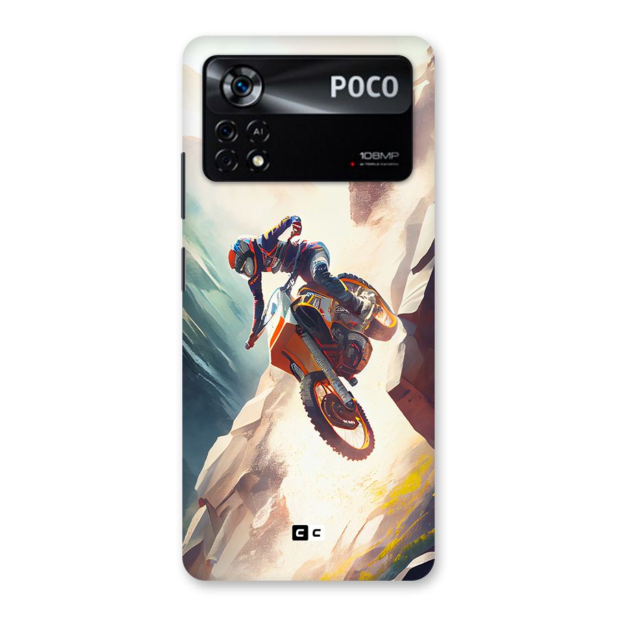 Mountain Biker Back Case for Poco X4 Pro 5G