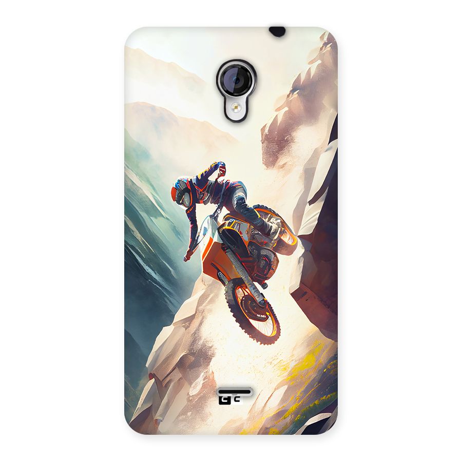 Mountain Biker Back Case for Unite 2 A106