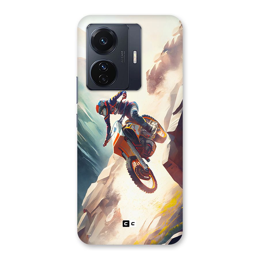 Mountain Biker Back Case for Vivo T1 Pro