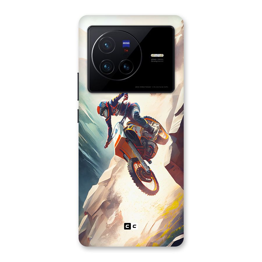 Mountain Biker Back Case for Vivo X80