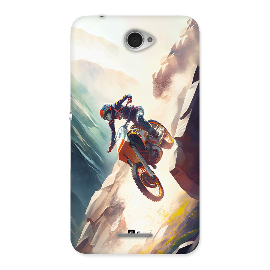 Mountain Biker Back Case for Xperia E4