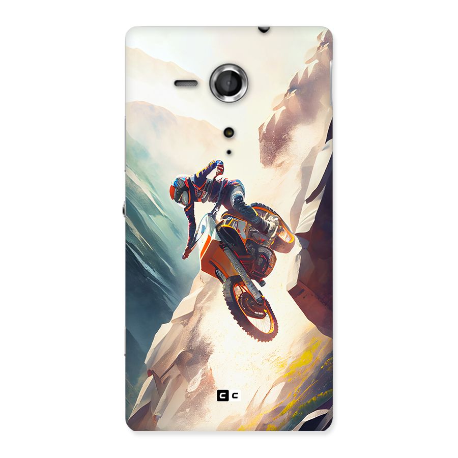 Mountain Biker Back Case for Xperia Sp