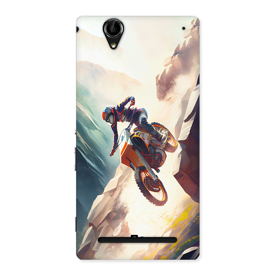 Mountain Biker Back Case for Xperia T2