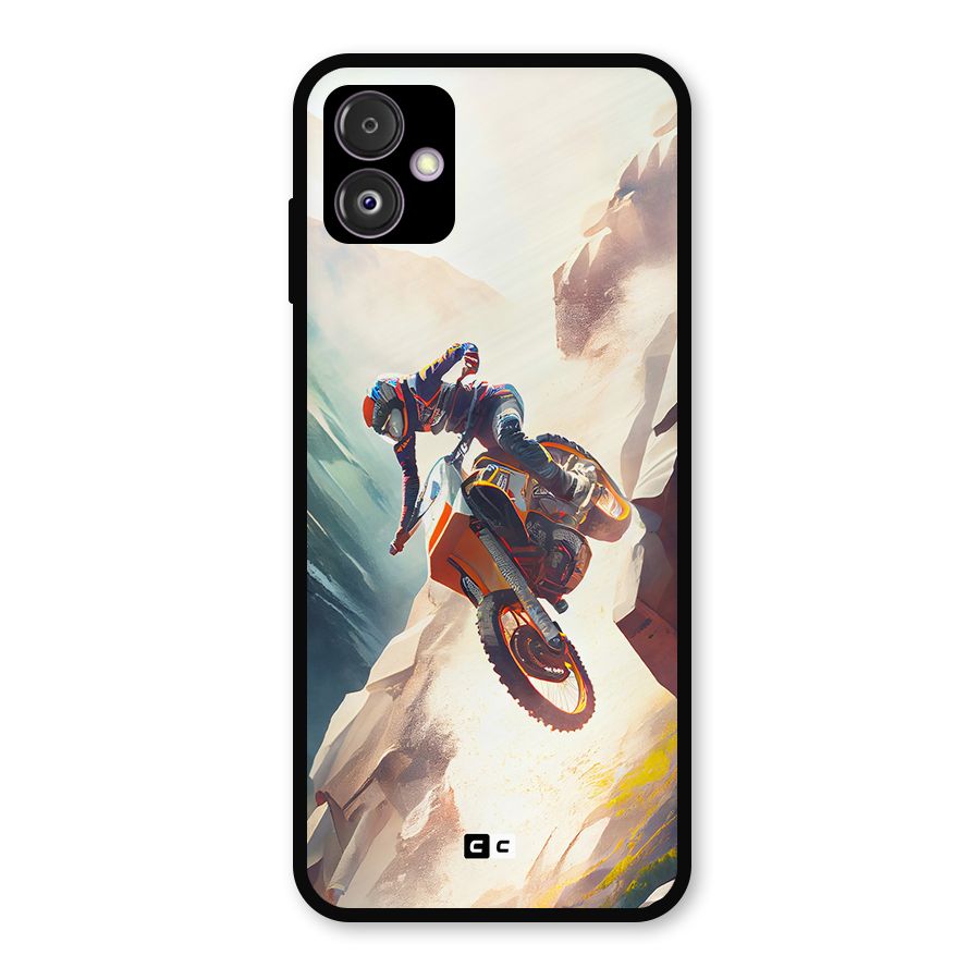 Mountain Biker Metal Back Case for Galaxy F14