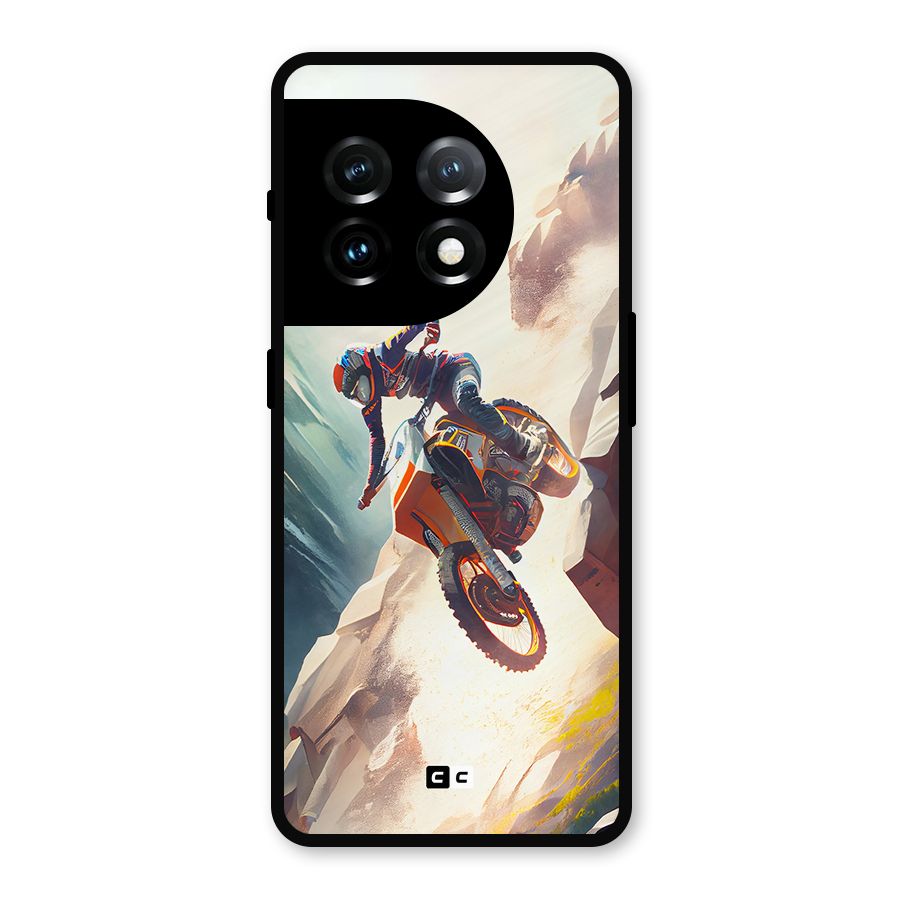 Mountain Biker Metal Back Case for OnePlus 11